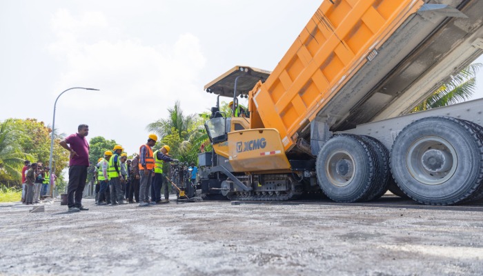 މާމިގިލި މަގުތަކުގައި ތާރު އަޅަން ފަށައިފި