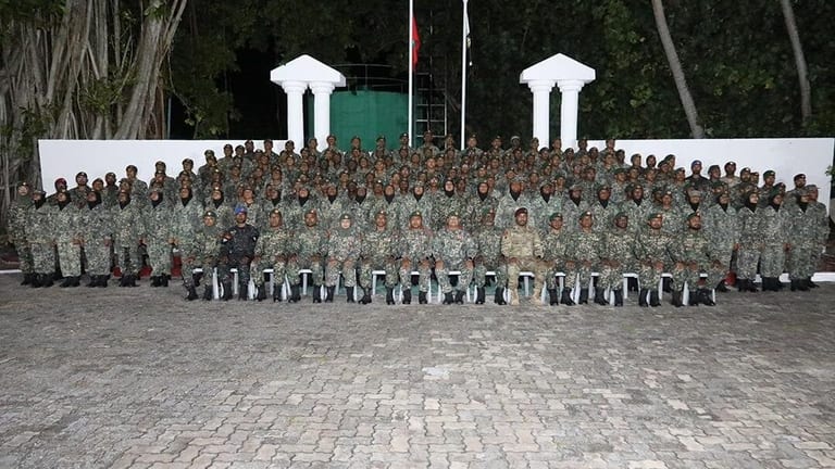 ސިފައިންގެ 75 ވަނަ އަސާސީ ތަމްރީނު ކޯސް އިފުތިތާހުކޮށްފި